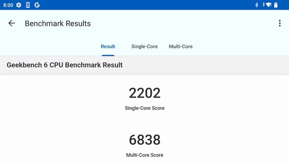Geekbench 6CPU