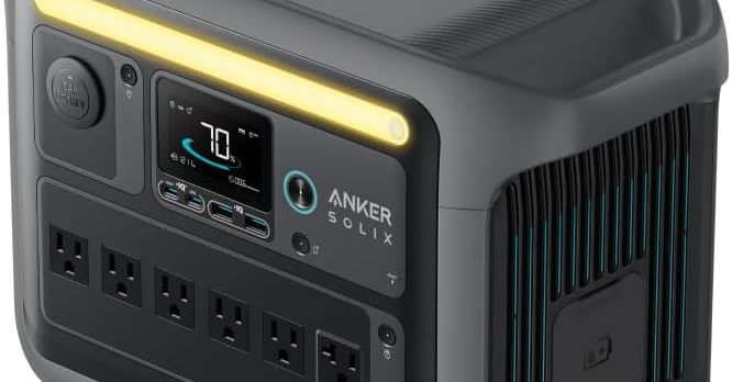 Ankerのポータブル電源「Anker Solix C1000」が45％オフの6万5900円で