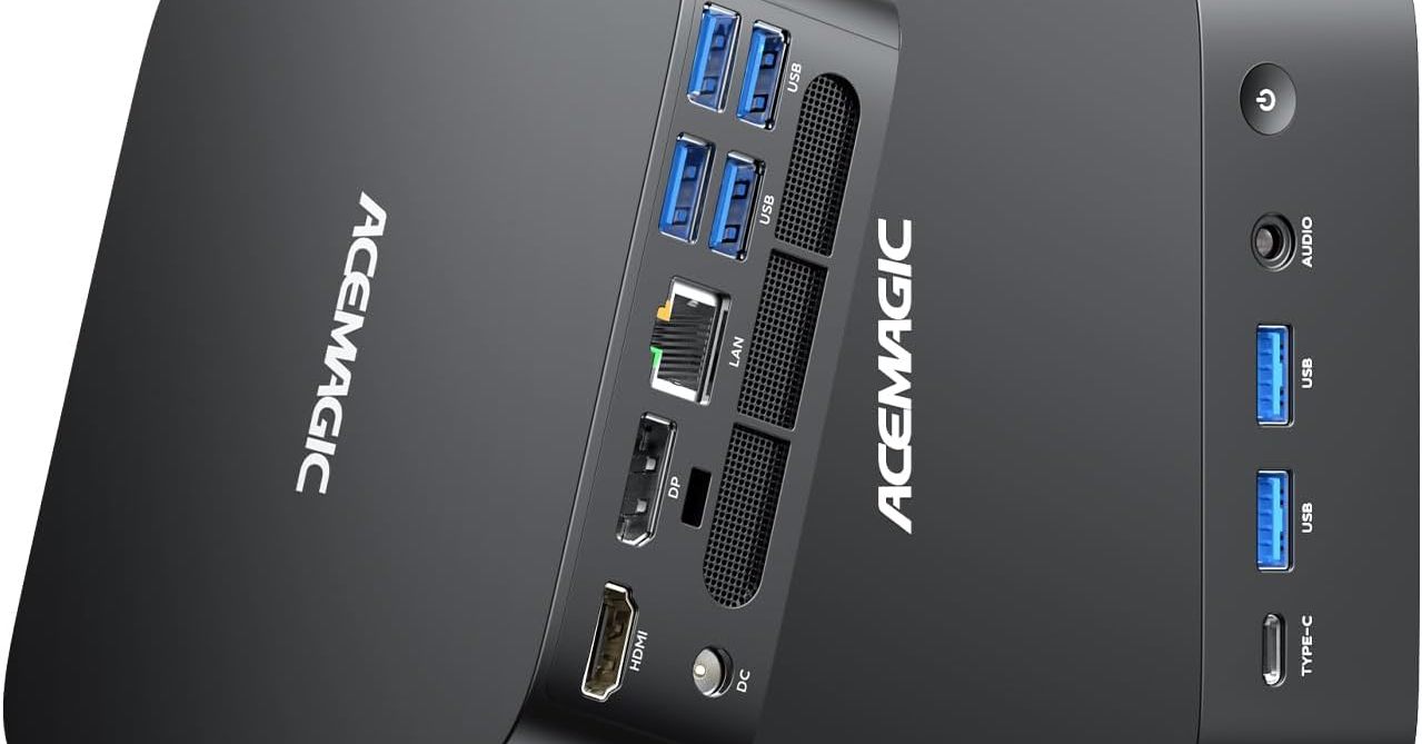 ミニPC ryzen5 7430U搭載 ブラック acemagic 本日みつけたお買い得品】Ryzen 5 7430U搭載ミニPCが2万2,000円引きで