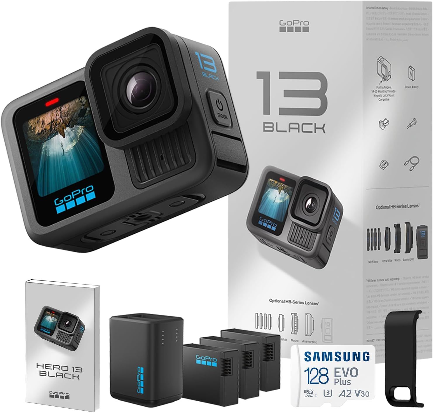 予備バッテリー3個付き「GoPro HERO13 Black アクセサリセット」が30