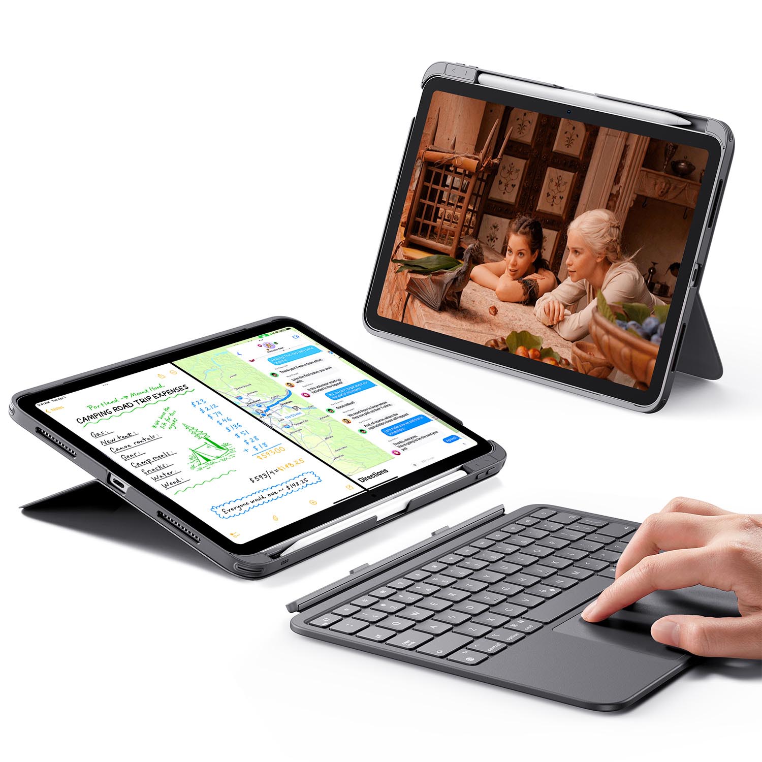 ESR、着脱式キーボードを付属したiPad用カバーケース - ITmedia PC USER