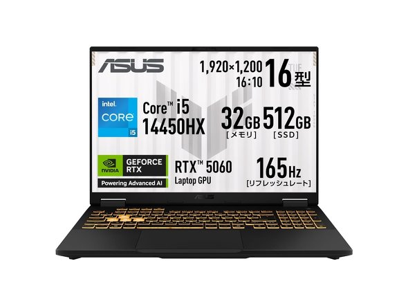 �uTUF Gaming F16 FX608JMR �iFX608JMR-I5R5060A�j�v