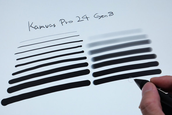 HUION 23.8�^ �ŐV �t�^�u Kamvas Pro 24 Gen 3 ��ʃ��f�� 4K �}���`�^�b�`