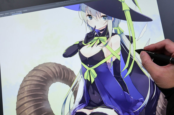 HUION 23.8�^ �ŐV �t�^�u Kamvas Pro 24 Gen 3 ��ʃ��f�� 4K �}���`�^�b�`