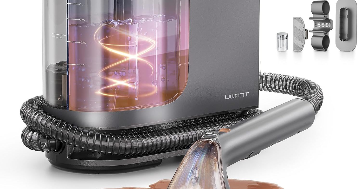 ソファやカーペットを水洗いできる「uwant スチームクリーナー B400