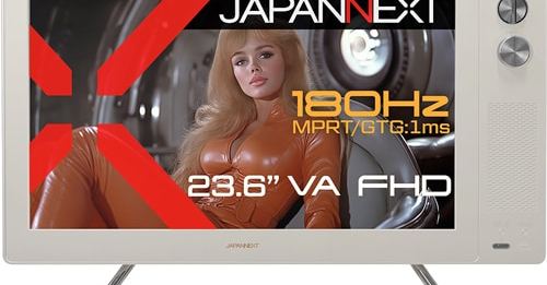 ヨドバシ限定、180Hz駆動の“ブラウン管風”ゲーミングディスプレイが