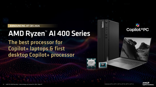 Ryzen AI 400�V���[�Y