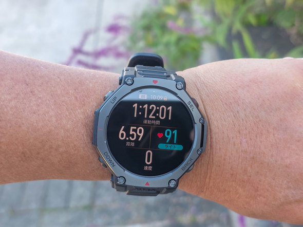 Amazfit T-Rex 3 Pro �X�}�[�g�E�H�b�` ���S�� ��� �^�t�l�X ������ �`�^������