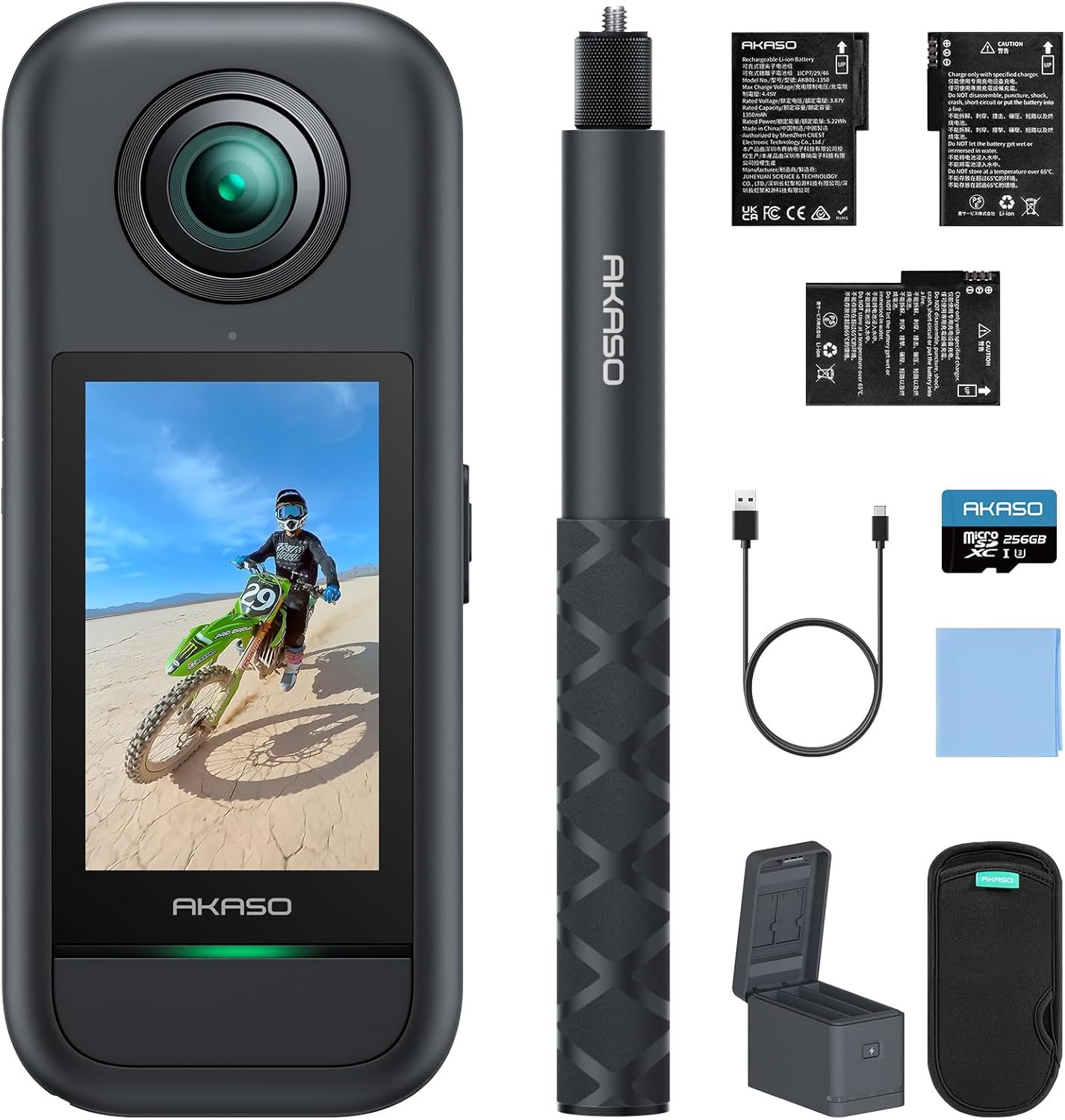 コスパに優れるエントリー向け360度カメラ「AKASO 360 クリエイター