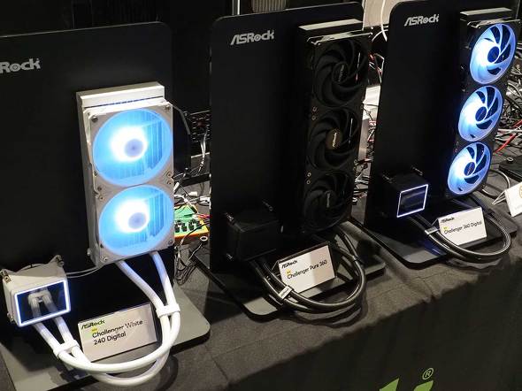 ASRock �t�@���~�[�e�B���O ���\�� CES 2026 PC�p�[�c ���� �t�H���O���� CPU�N�[���[