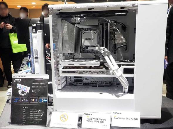 ASRock �t�@���~�[�e�B���O ���\�� CES 2026 PC�p�[�c ���� �t�H���O���� CPU�N�[���[