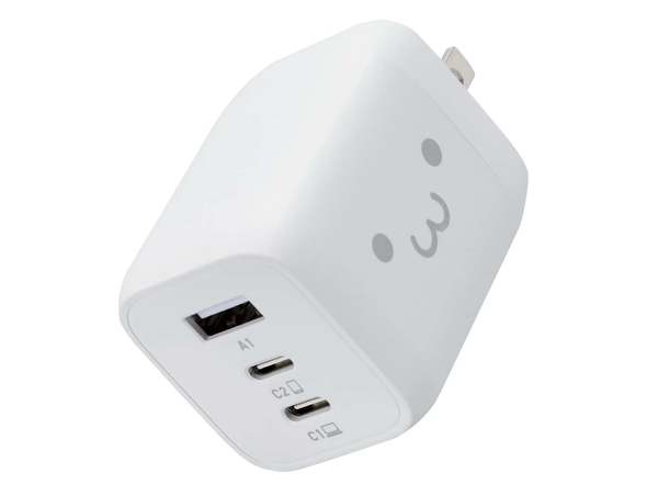�uUSB Power Delivery 65W �L���[�uAC�[�d��iC�~2+A�~1�j EC-AC4465WF�v