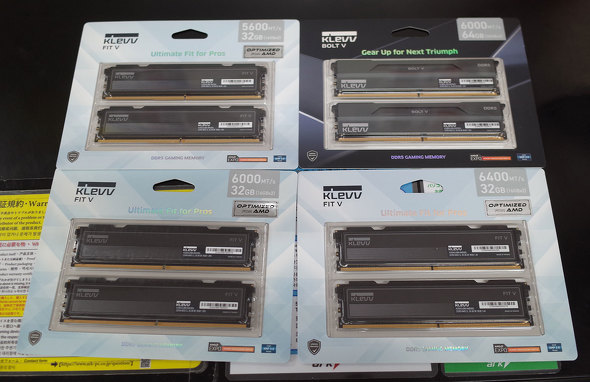 �p�\�R��SHOP�A�[�N�ɓ��ׂ���KLEVV��DDR5������