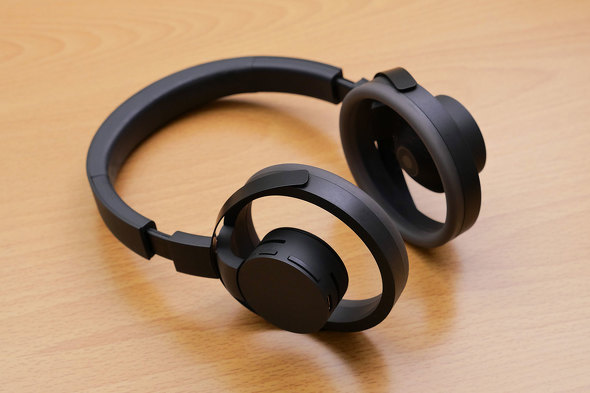 オープンイヤー型オーバーヘッド耳スピーカー「nwm ONE」。見た目がカッコイイですね。