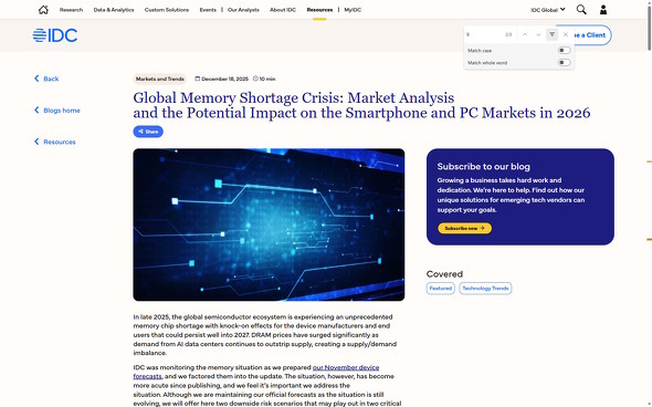 IDC�̃��|�[�g