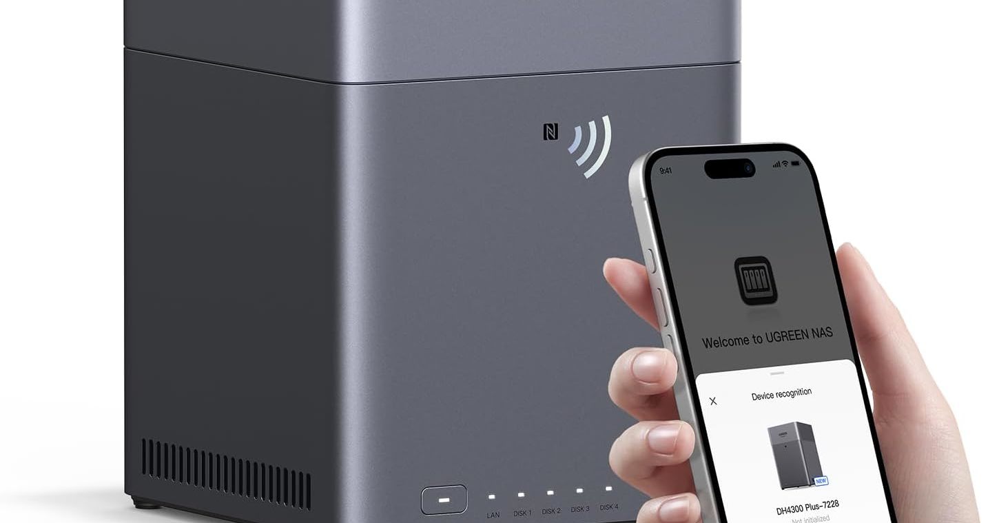家族のデータを安全に一括管理できる「UGREEN NAS DH4300 Plus」が15 