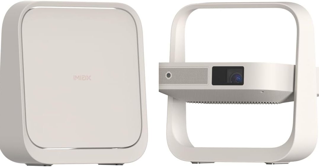 天井投影できるスタンド一体型のモバイルプロジェクター「XGIMI Elfin