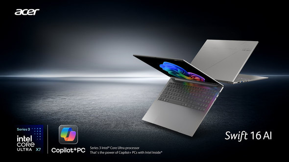 Acer Swift 16 AI SF16-71T-H73Z/E 16�^ Core Ultra Series 3 Intel B390 ����GPU