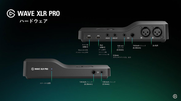 Corsair Elgato WAVE FX �I�[�f�B�I �C���^�t�F�[�X �}�C�N ����f�o�C�X