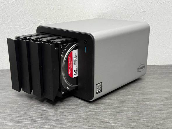 TERRAMASTER 4�x�C NAS F4-425 Plus SSD HDD 5GbE TRAID �X�g���[�W NAS