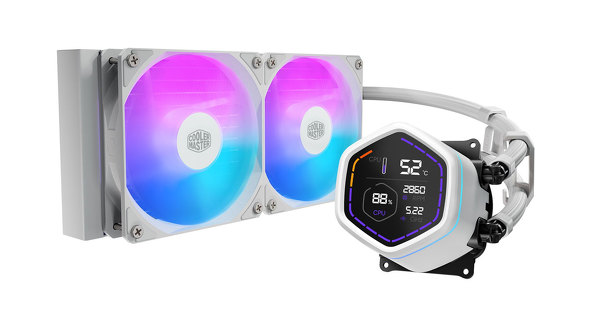 �uMasterLiquid Core Nex Digital 240 White ARGB�v�̐��i�摜