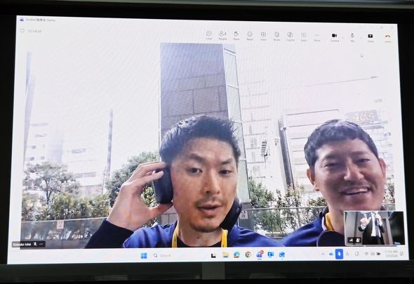 �f�����X�g���[�V�����̗l�q