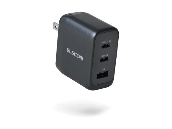 �uAdjustCharge���� USB Power Delivery 70W AC�[�d��iC�~2+A�~1�j�v�iEC-AC12770MN�j