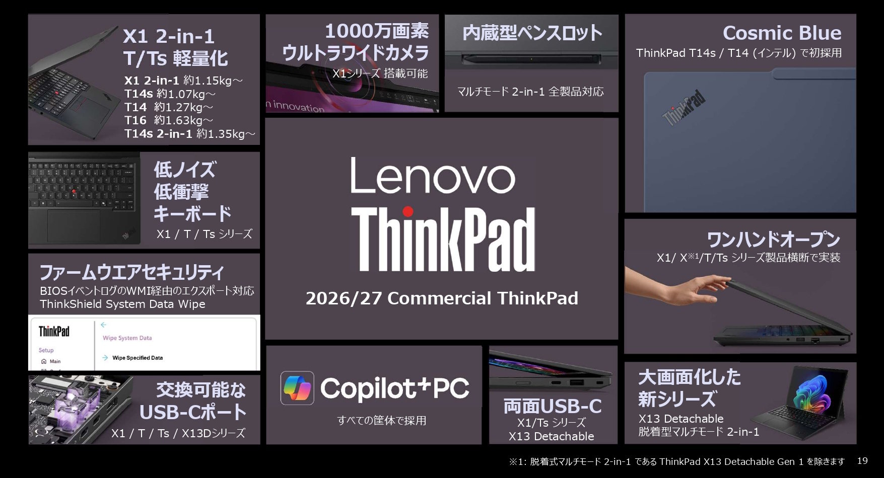 レノボが「ThinkPad」2026年モデルを一挙発表！ 12年ぶりの構造刷新や