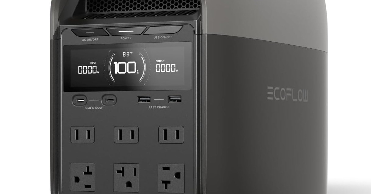 ポータブル電源「EcoFlow DELTA 3」が58％オフの5万8673円に - ITmedia 