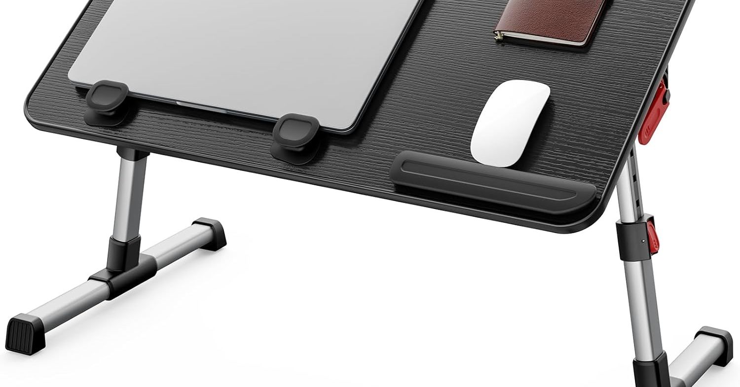 ベッドでのPC作業を快適にする「SAIJI 折りたたみベッドテーブル」が21