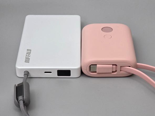 5000mAh�̃��o�C���o�b�e���[�Ƃ̔�r