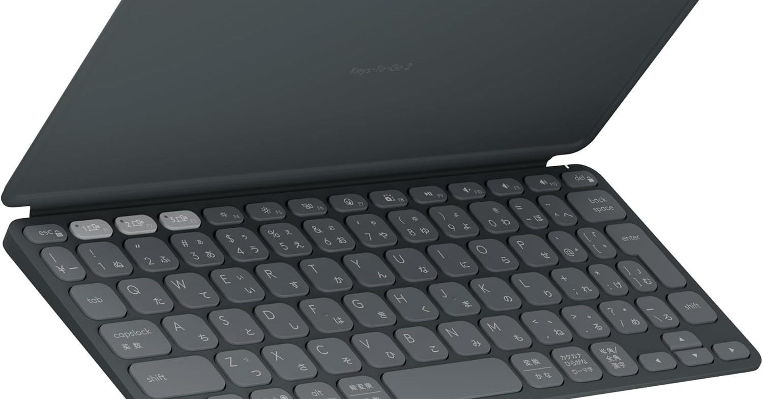 持ち運びを極めた超軽量キーボード「ロジクール KEYS TO GO 2」が17