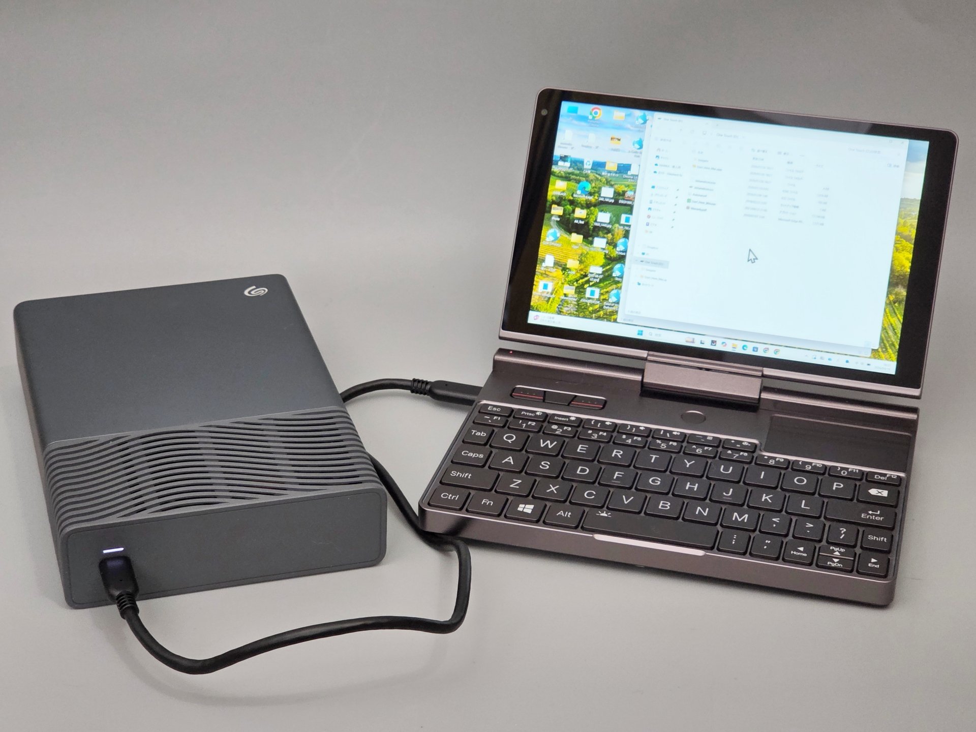 ACアダプター不要の外付けHDD「Seagate One Touch Desktop External