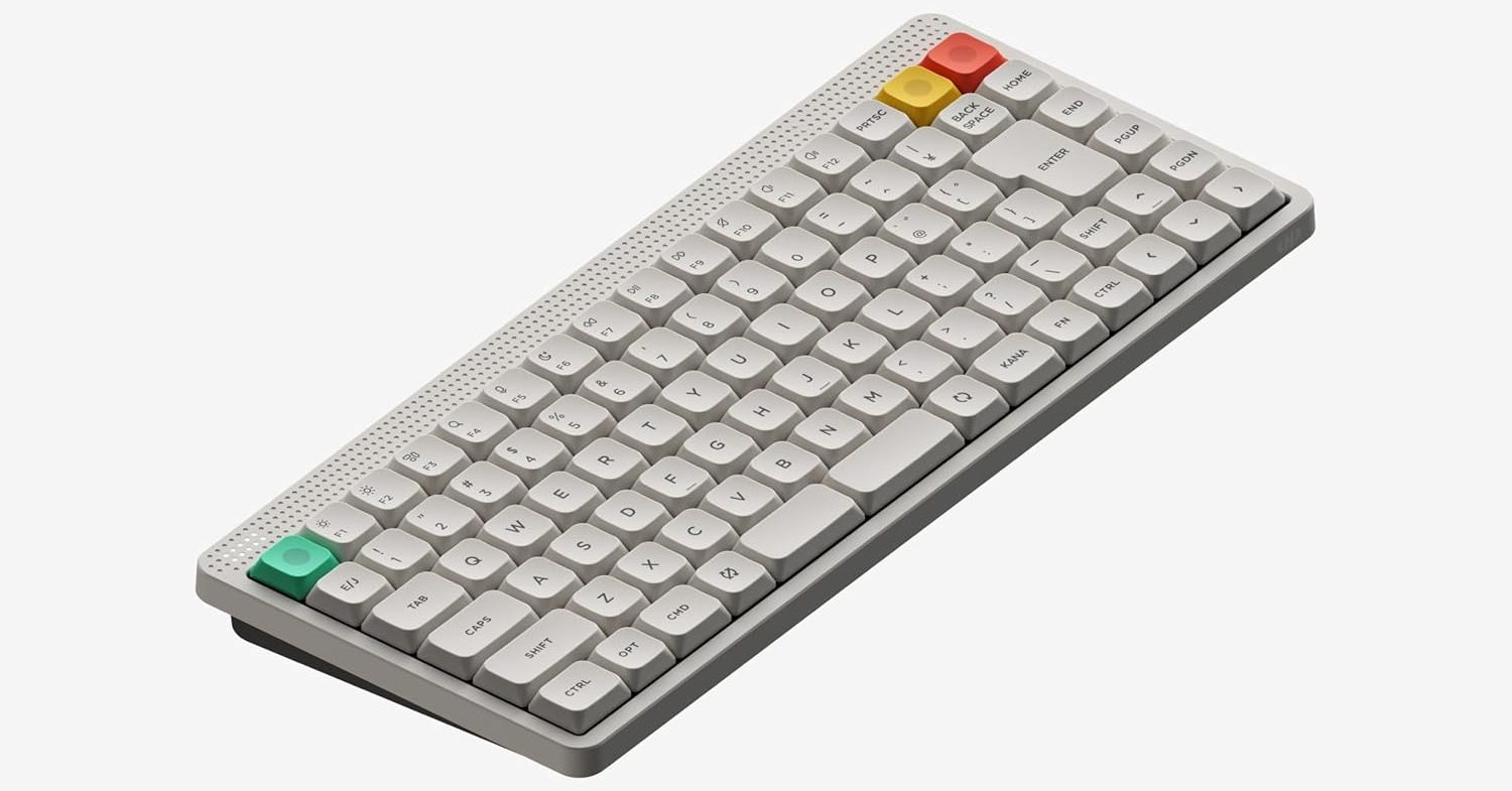快適な打鍵感と省スペース設計を両立した75％メカニカルキーボード
