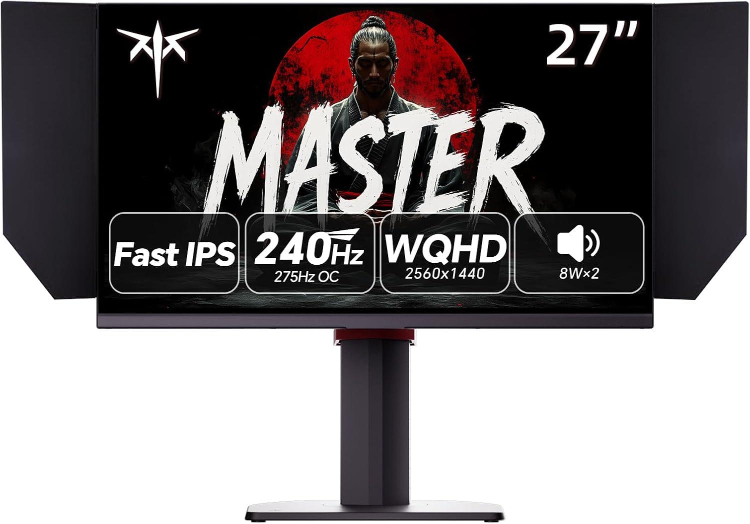 KTC、240Hz駆動に対応した27型WQHDゲーミング液晶ディスプレイ（要約