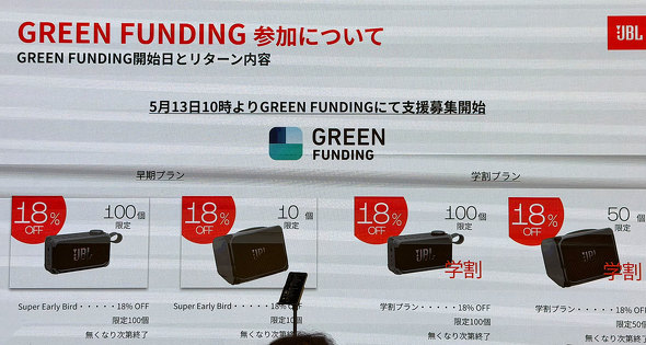 GREEN FUNDING JBL BandBox Trio Solo Bluetooth �X�s�[�J�[ �o�b�e���[ �M�^�[