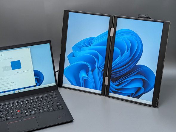 �A�C�E�I�[�E�f�[�^�@��́uLCD-YC1412DX �f���A���^�C�v ���o�C���f�B�X�v���C 2���