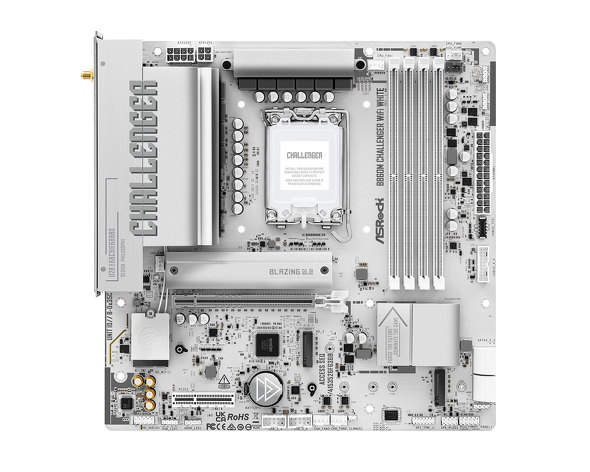 �uB860M Challenger WiFi White�v�̐��i�摜