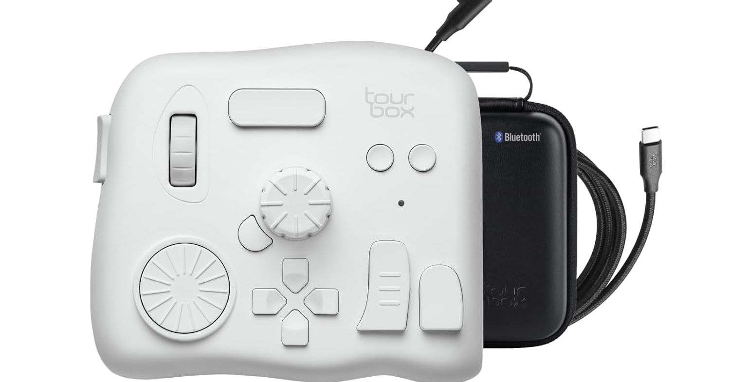 クリエイティブ作業を効率化する定番左手デバイス「TourBox Elite」が