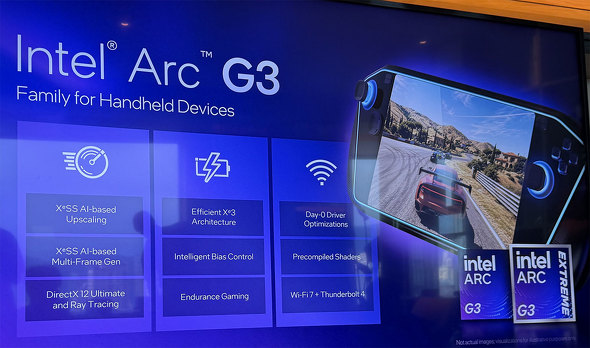 Intel Arc G3 Extreme Arc G3 Arc G�V���[�Y �|�[�^�u���Q�[�~���OPC �n���h�w���h