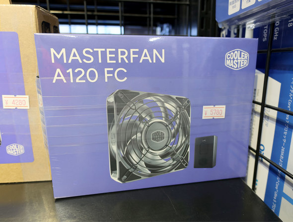 �p�\�R��SHOP�A�[�N�ɓ��ׂ����uMasterFan A120 FC�v