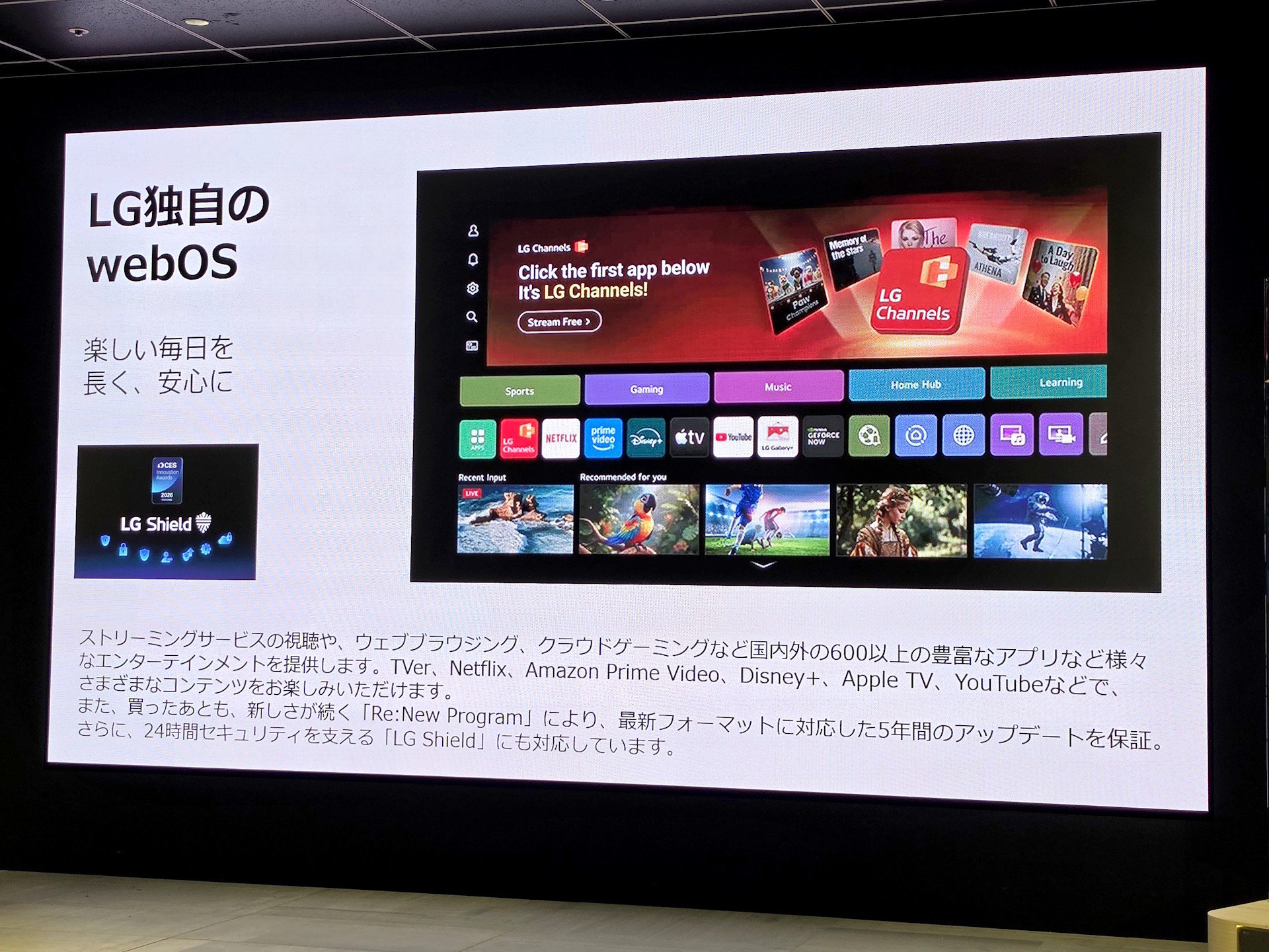 約2年使ったLGEの4Kテレビ！ LGが4K有機EL TVの2026年モデルを発表 映像プロセッサを刷新し120Hz