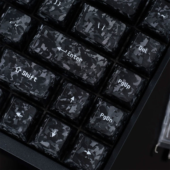 Carbon Fiber Textured Keycap Set�v