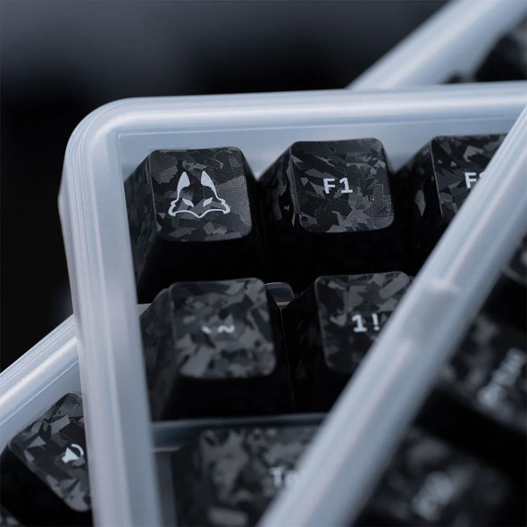Carbon Fiber Textured Keycap Set�v