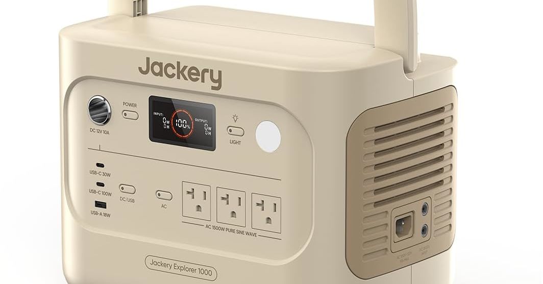 アウトドアや停電時にも心強い「Jackery ポータブル電源 1000 New」が