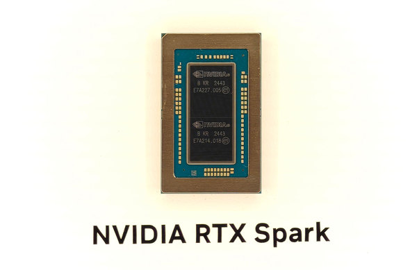 NVIDIA�uRTX Spark�v�̃`�b�v�B���ł͓���PC�̃��b�N���W������Ă���
