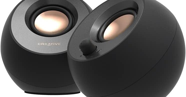 [ITmedia PC USER] 定番のデスクトップスピーカー「Creative Pebble V3」がタイムセールで20%オフの4384円に