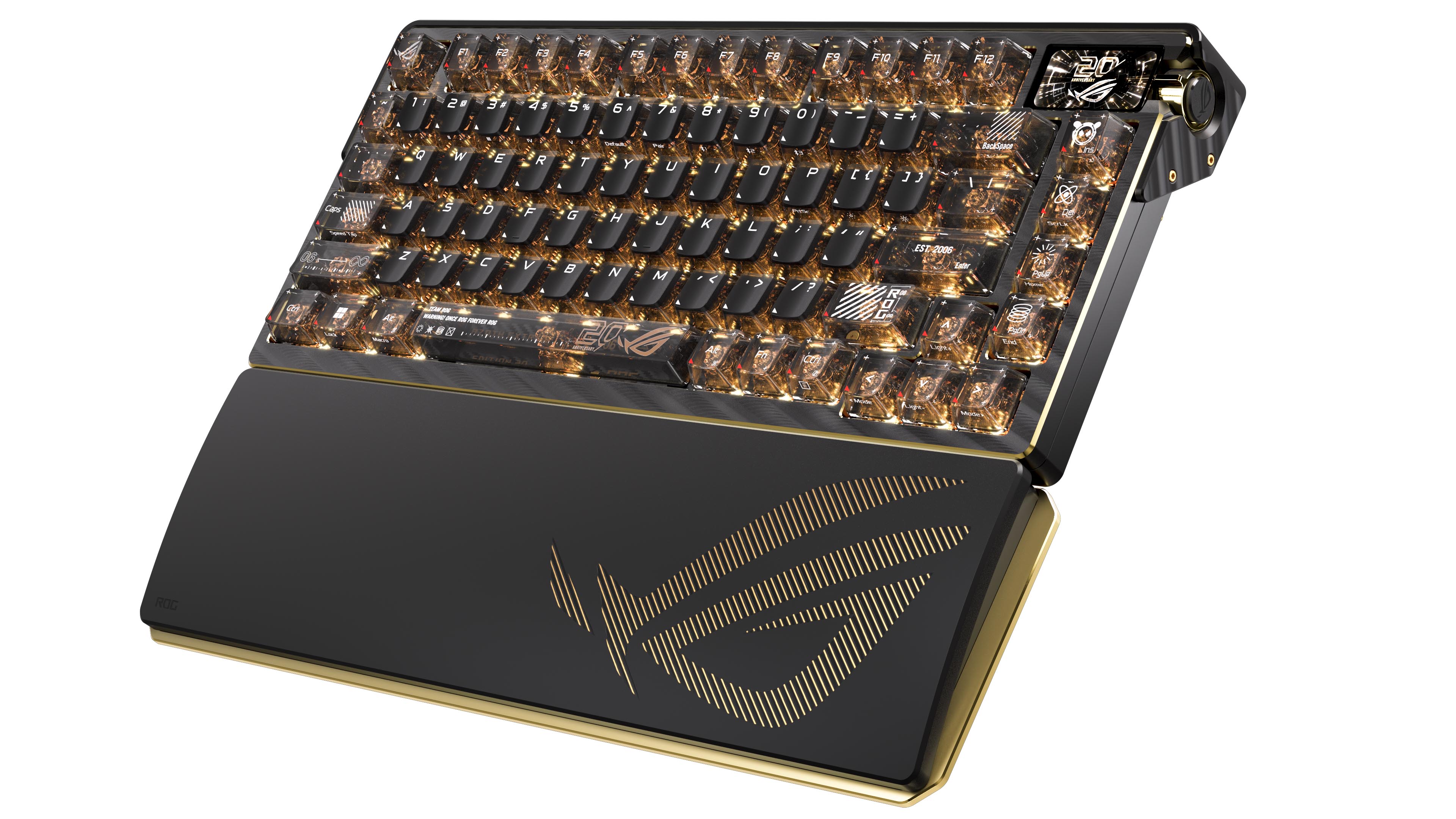 ASUS、ROG 20周年を記念した“ゴールド×ブラック”カラーの限定
