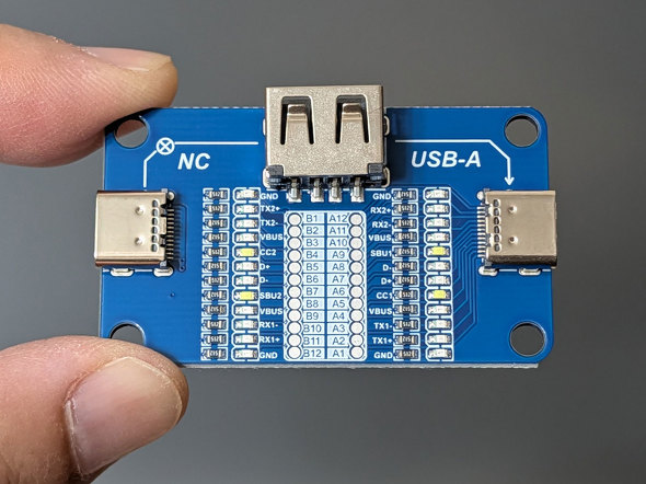 XYZA USB-C CABLE CHECKER 2 USB �P�[�u���`�F�b�J�[ ���� USB Type-C LED