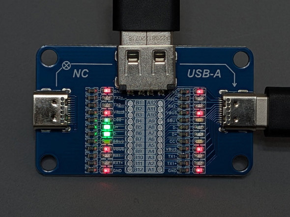 XYZA USB-C CABLE CHECKER 2 USB �P�[�u���`�F�b�J�[ ���� USB Type-C LED